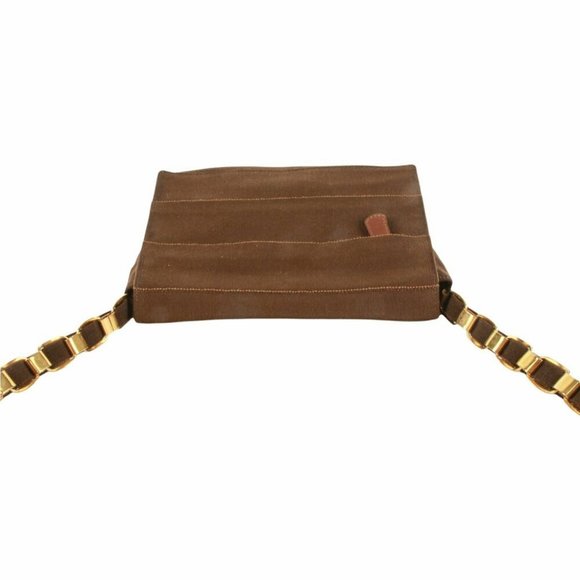Salvatore Ferragamo Tiered Brown Grosgrain cross body bag - Picture 6 of 7